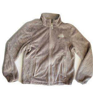 The North Face Osito Fleece Full Zip Jacket Women's Size Medium Gray Soft